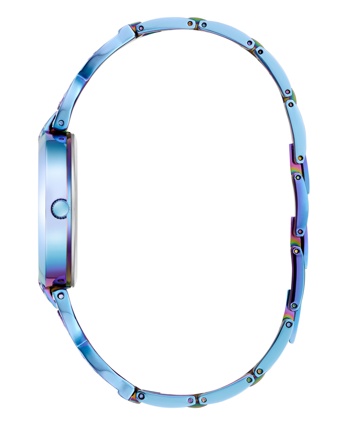 Guess Women's Analog Blue Iridescent Steel Watch, 32mm