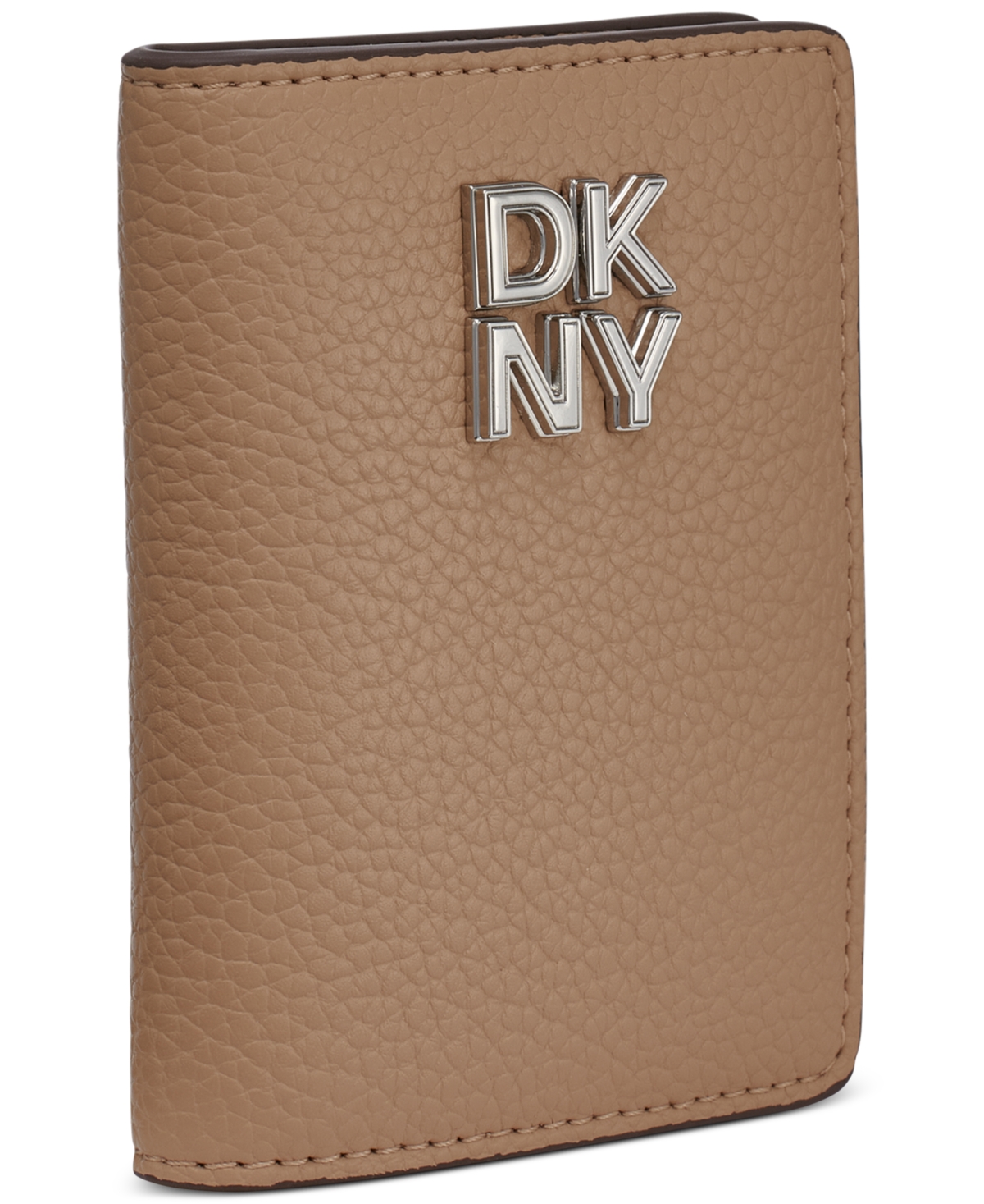Dkny Robin Card Case In Cappuccino