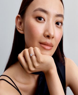 Sterling Silver Double Band Heart Ring