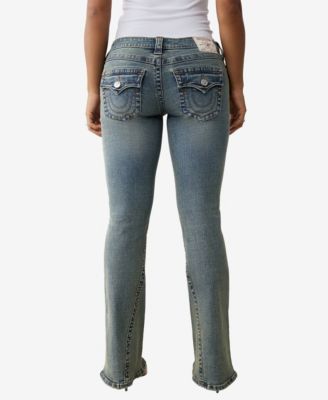 Women's Joey Low Rise Flare Flap Jeans