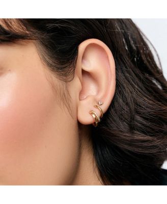 【ana luisa】☆ロングセラー☆ Toda Mini Silver ピアス ana luisa アナルイサ ピアス TODA MINI SILVER Double Hoop