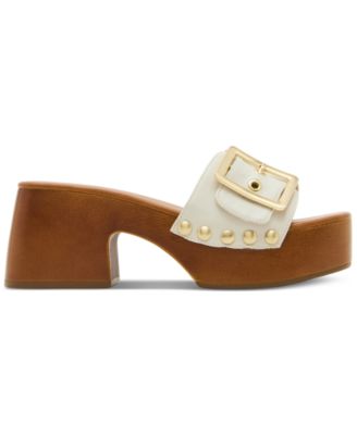 Woodlandd Platform Block-Heel Sandals
