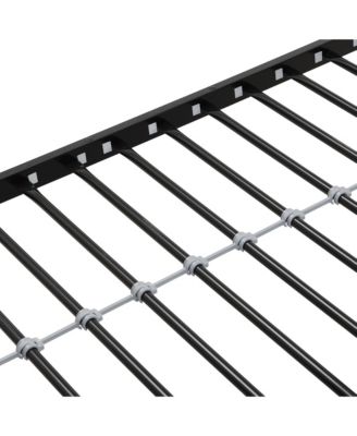 Twin Over Full Metal Bunk Bed with Storage