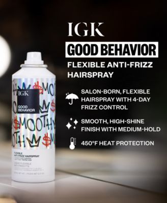 Good Behavior Flexible Anti-Frizz Hairspray, 5 oz.