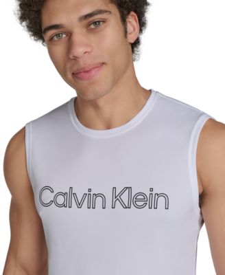 Men's Logo Sleeveless Swim Rash Guard