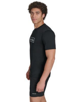 Men's Logo Short-Sleeve Swim Rash Guard