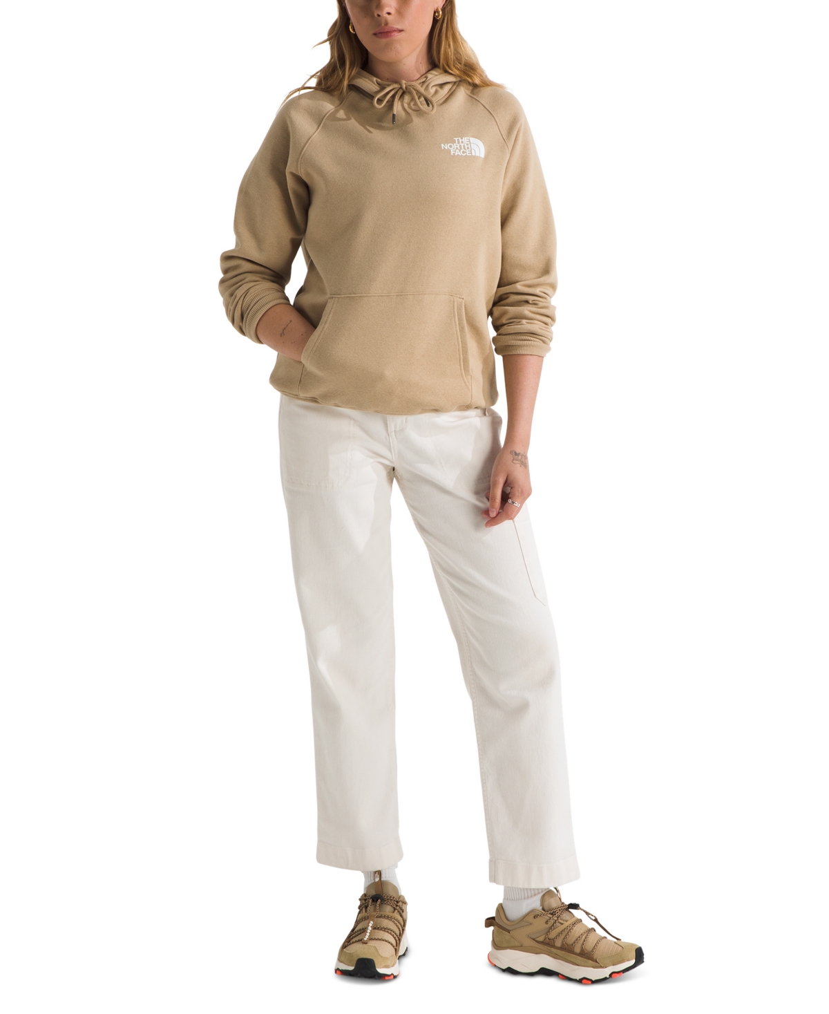 THE NORTH FACE WOMEN'S BOX NSE FLEECE HOODIE 