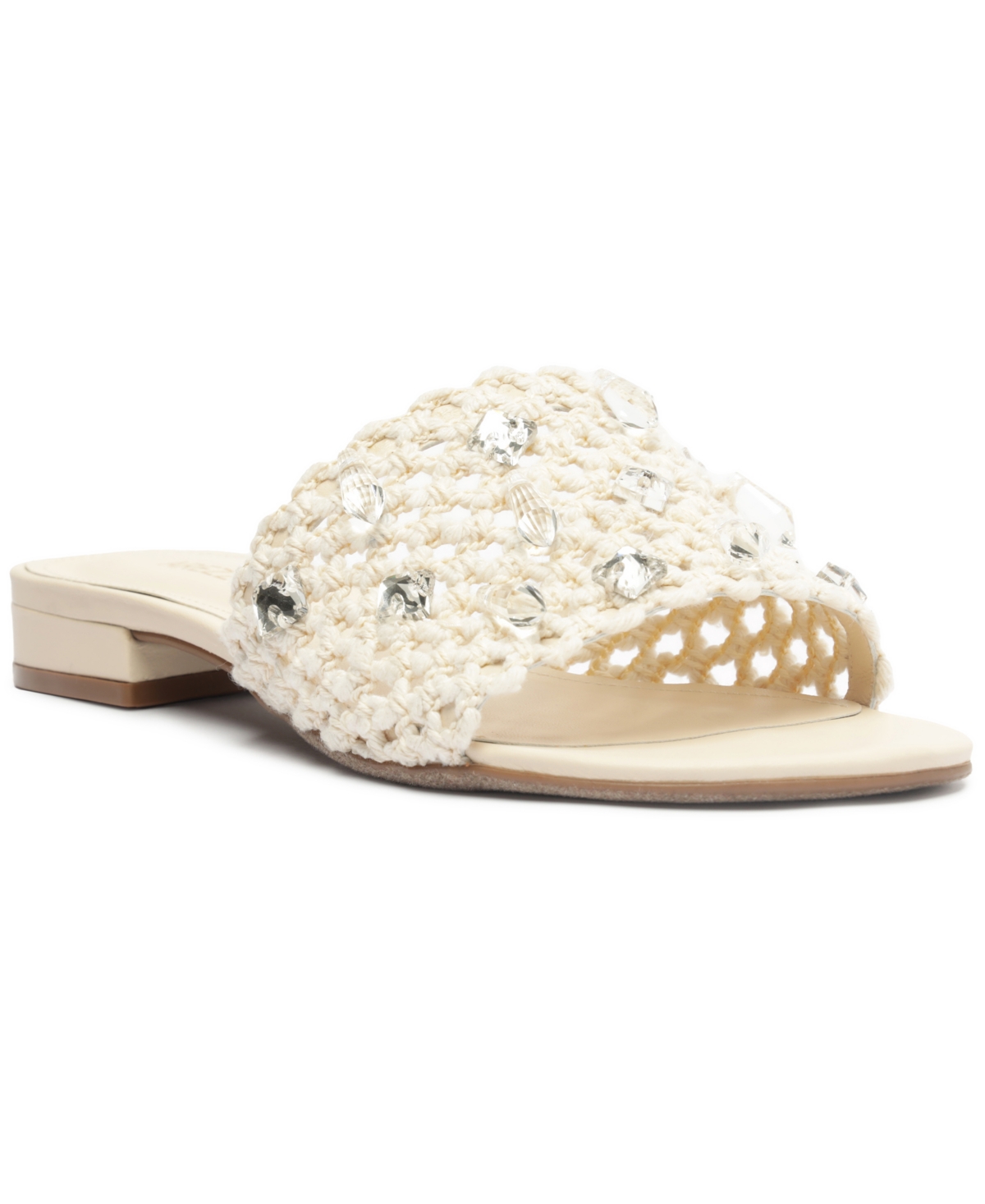 Women's Briella Round Toe Flat Sandals - Natural