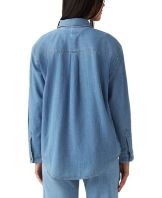 売れ筋商品|||リーバイス カットソー トップス レディース Women's Iris Button-Front Cotton Overshirt Half Way  Levi's Women's Iris Button-Front Cotton Overshirt - Macy's