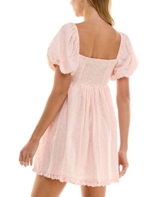 open lace back dress The gingham "Baby Doll" dress  jeannienitroclothing