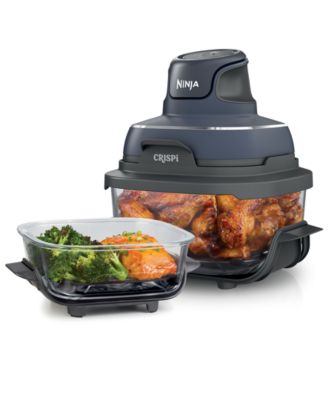 Crispi 4-in-1 Portable Glass Air Fryer Cooking System