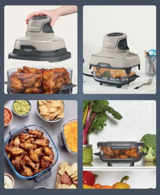 Crispi 4-in-1 Portable Glass Air Fryer Cooking System
