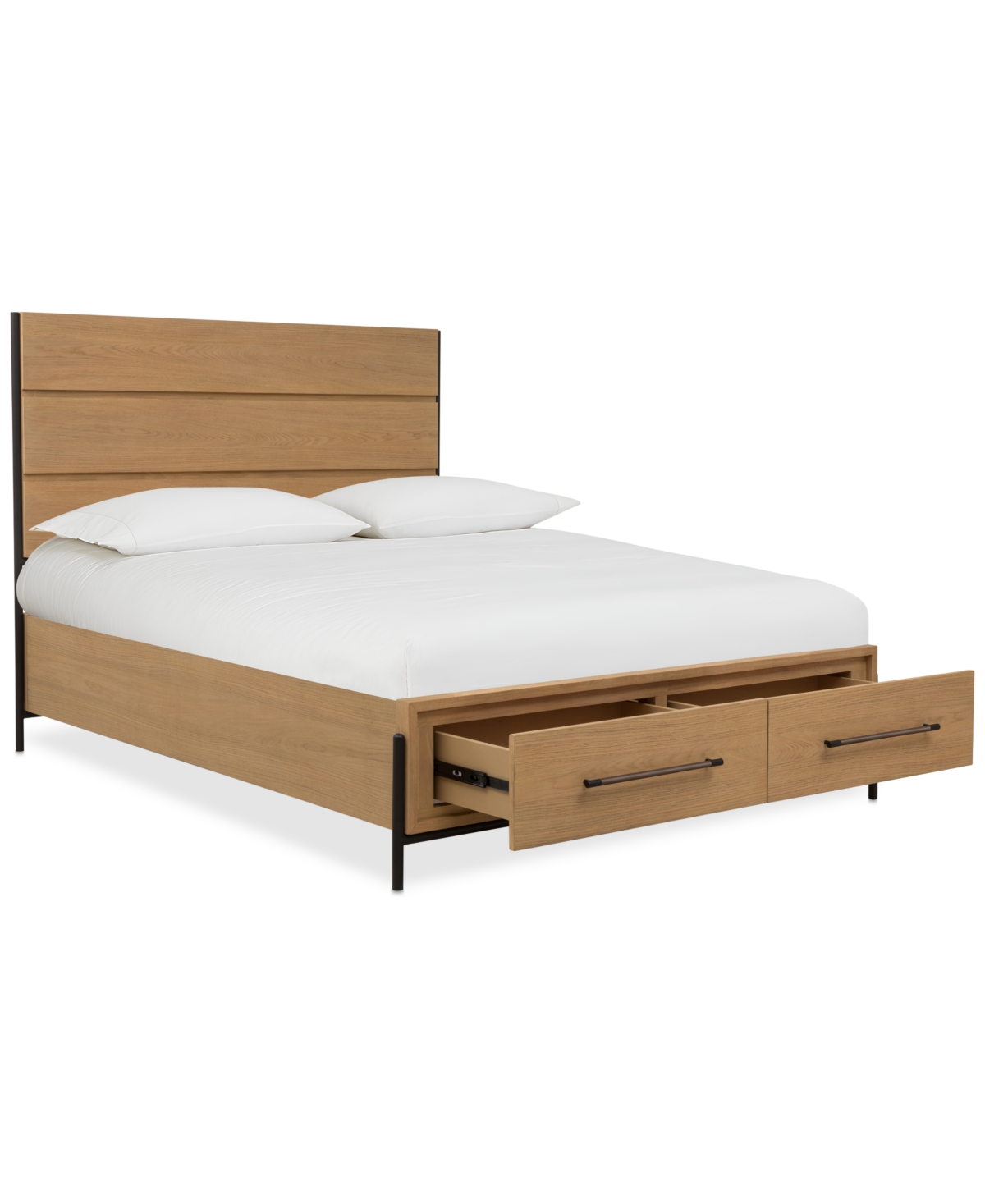 Macy's Linstead King Panel Storage Bed In No Color