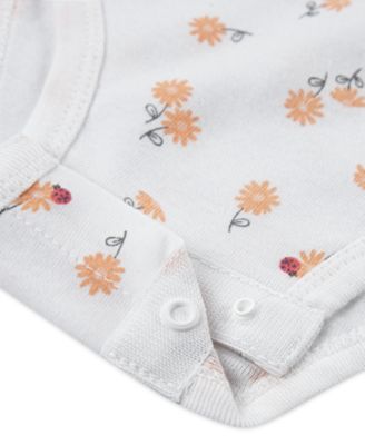 Baby Girls Bodysuit, Top & Shorts, 3 Piece Set