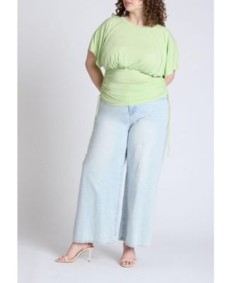 Women's Plus Size Kimono Sleeve Tee
