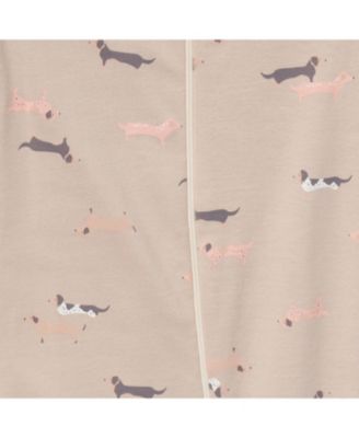 Toddler Girls' Snug Fit Footed Pajamas, 4-Pack, Dogs