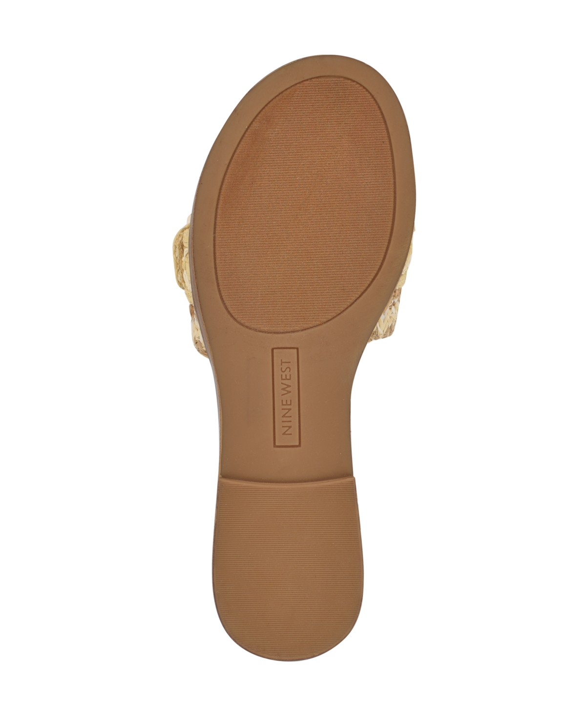 Shop Nine West Women's Poland Woven Slip-on Flat Sandals In Natural Multi