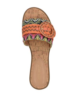 Women's Poland Woven Slip-On Flat Sandals