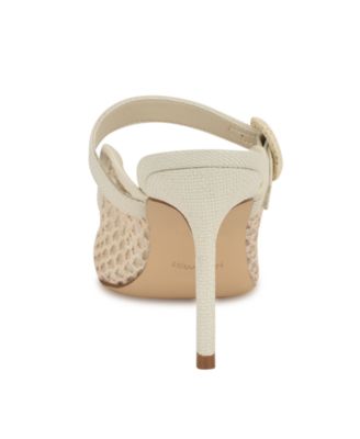 Women's Rondel Buckle Strap Slip-On Pumps