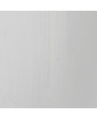 Rolling Cabinet with Drawers MOSS White Solid Wood Pine