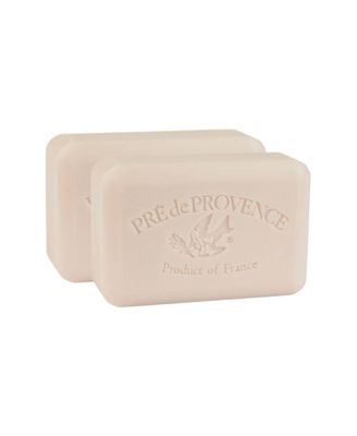 Pre de Provence Moisturizing 250g French Soap Bar, Quad-Milled, Long Lasting, Moisturizing, Rich and Creamy Lather (Set of 2)