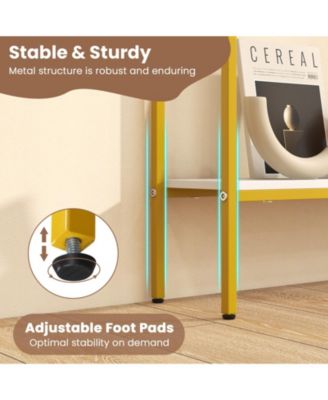 Console Table with Shelf with Dual Anti-Tipping Kits