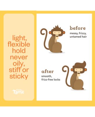 New Mom Hair Taming Gift Set for Kids with Plush Monkey