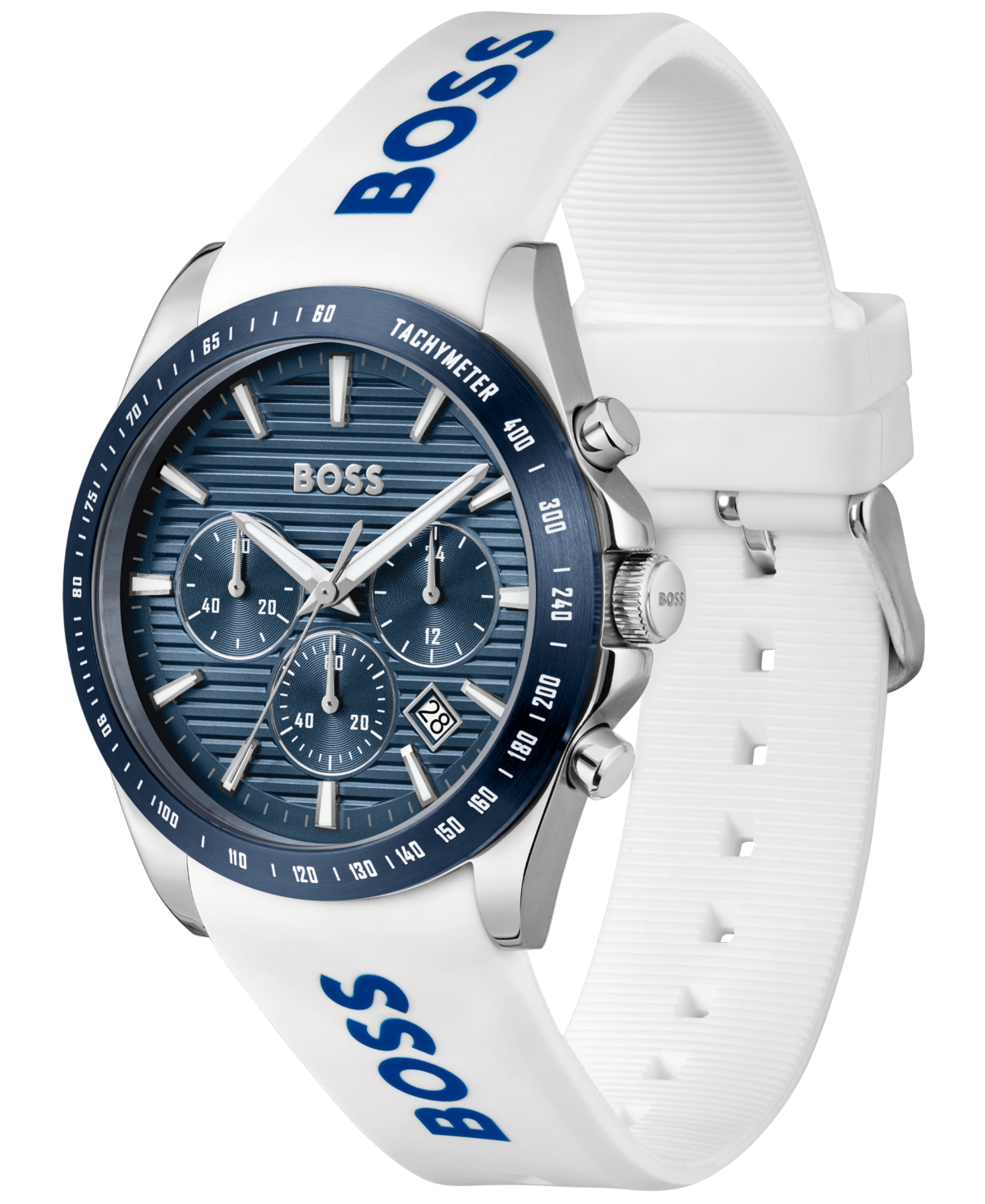 Hugo Boss Strike Chronograph, 41mm In White