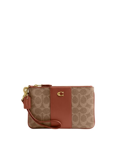 COACH Essential Small Signature Canvas Wristlet