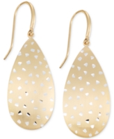 Simone I Smith Brushed Confetti Drop Earrings in 18k Gold over Sterling Silver - K Over Silver