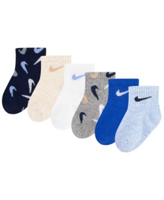 Nike - Baby Swooshfetti Ankle Socks, Pack of 6