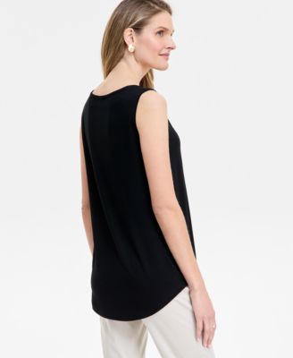 売れ筋商品|||ジェイエムコレクション カットソー トップス レディース Women's Scoop-Neck Sleeveless Tank Top, Regular & Petite, Created for Macy's Stonewall JM Collection Women's Scoop-Neck Sleeveless Tank Top