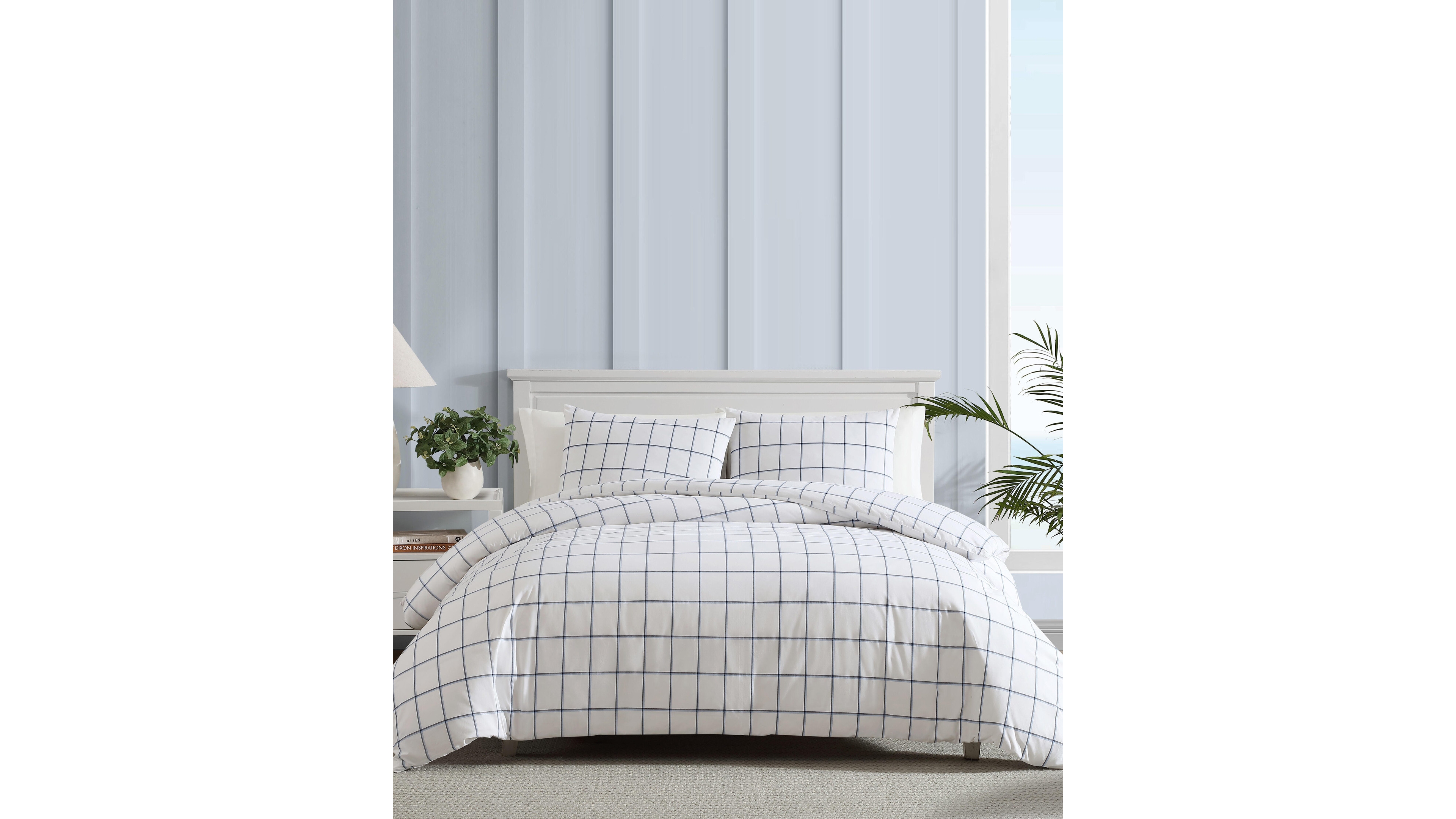 Nautica Plot Percale 2-Pc. Duvet Cover Set, Twin