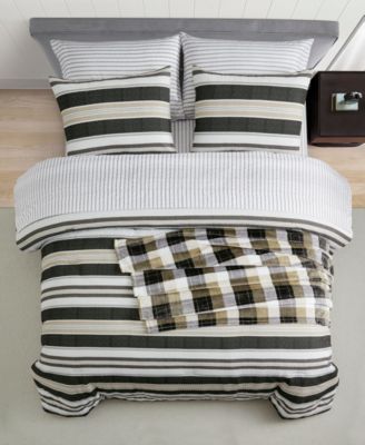 Prospect Harbor Embossed 8-Pc. Comforter Set, King