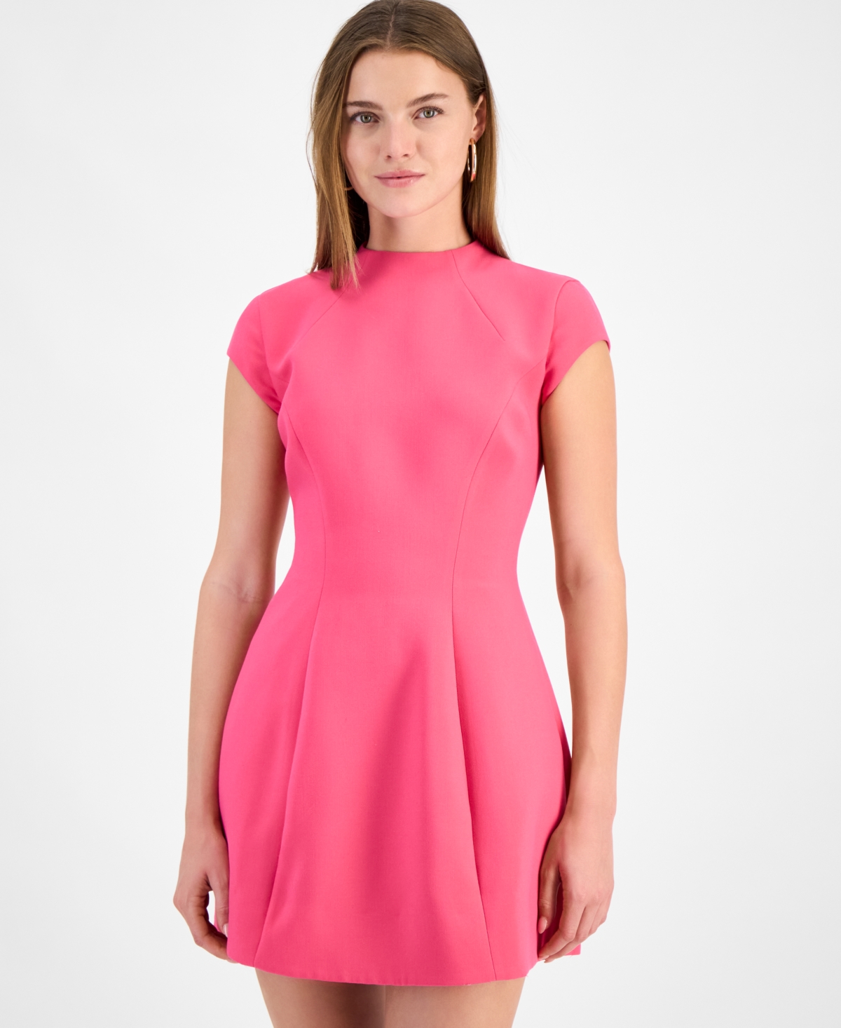 Bardot Women's Delphi A-line Mini Dress In Hot Pink