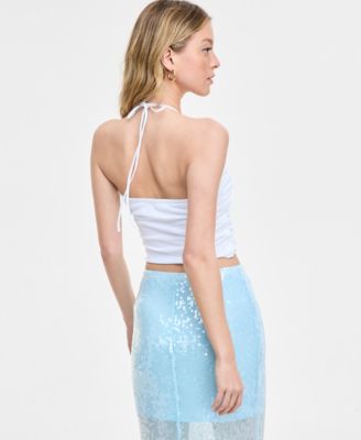 Women's Smocked Halter Top, Exclusively at Macy's