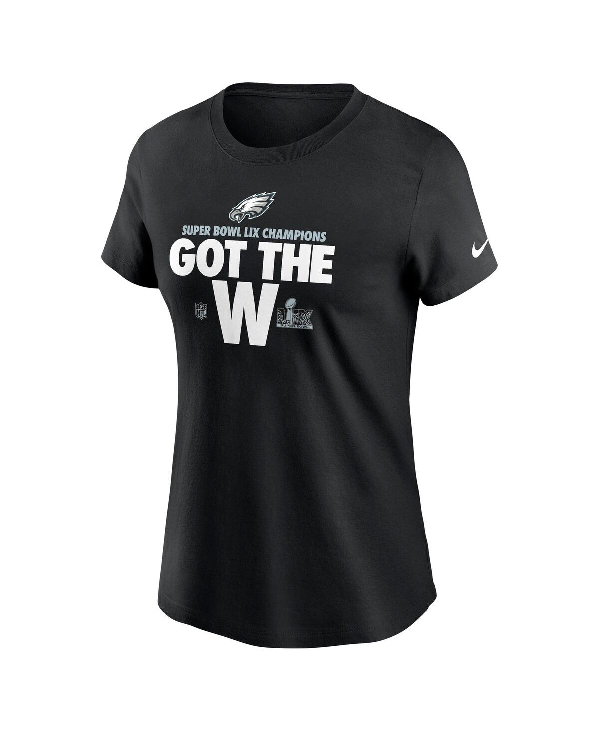 Nike Women's Black Philadelphia Eagles Super Bowl Lix Champions Parade T-shirt In Black