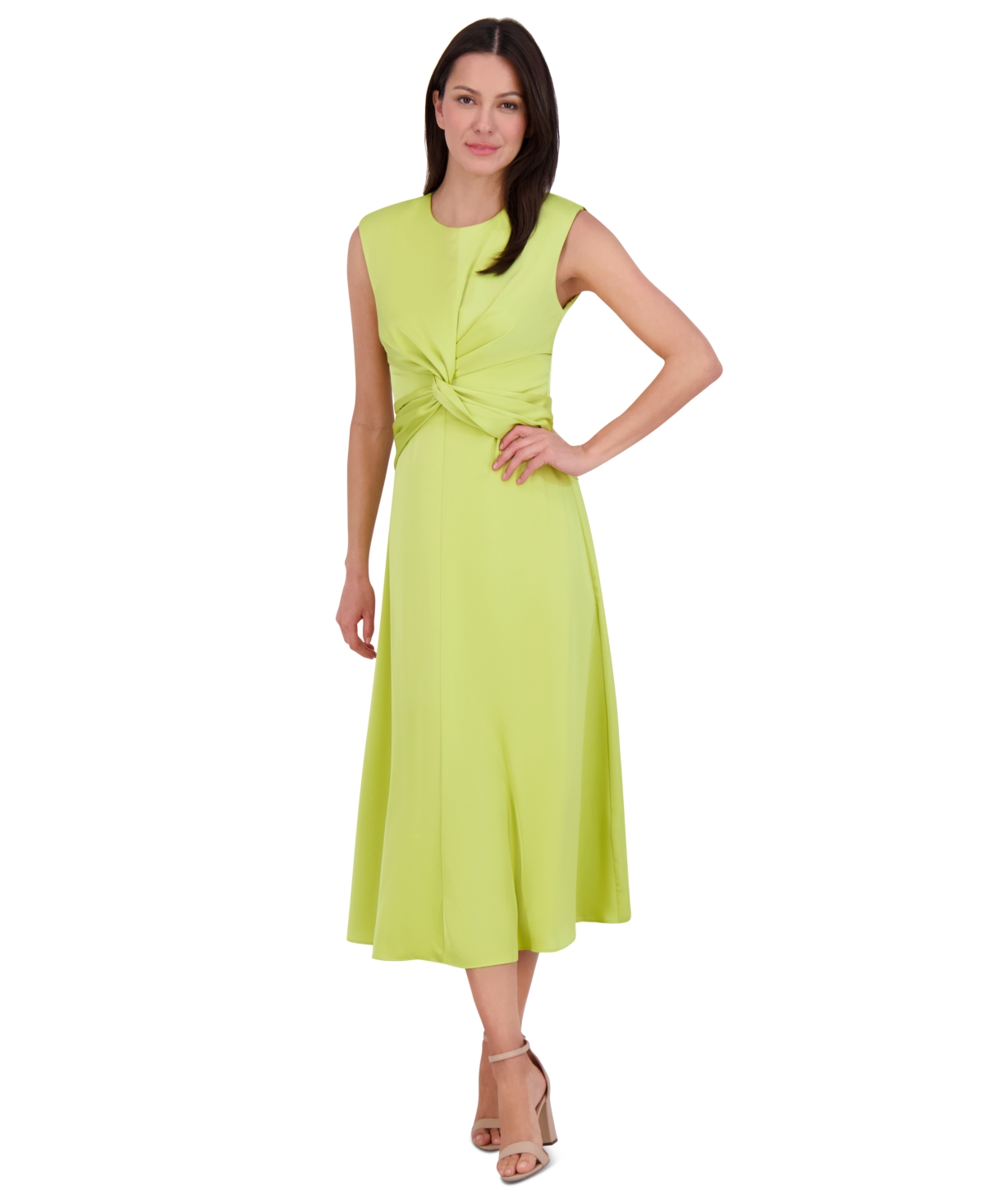 VINCE CAMUTO WOMEN'S TWIST-FRONT EXTENDED-CAP-SLEEVE DRESS 
