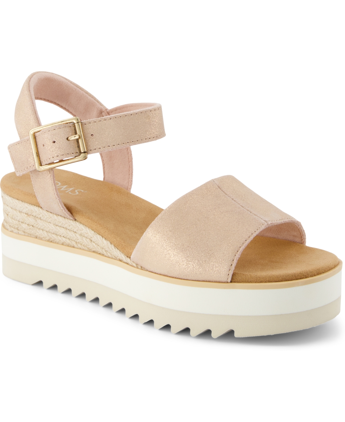 TOMS WOMEN'S DIANA PLATFORM WEDGE SANDALS 