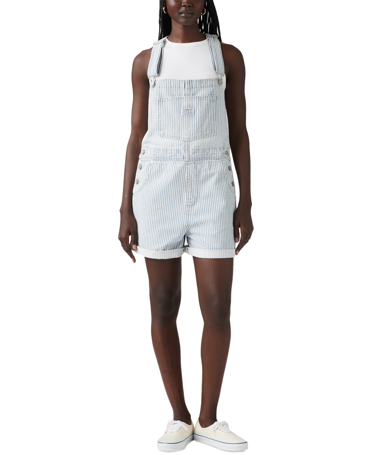 LEVI'S WOMEN'S DENIM COTTON ROMPER 