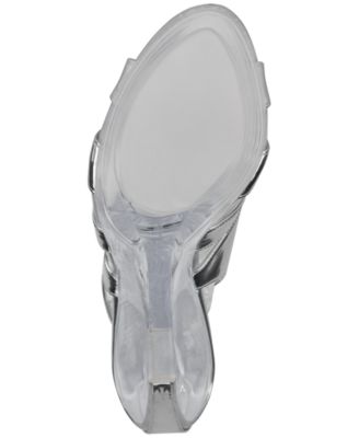 Women's Slo-Mo Vinyl Platform Wedge Sandals