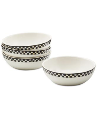 Courtly Check Everyday Bowls, Set of 4