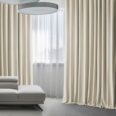Extra Wide Heritage Plush Velvet Room Darkening Curtain