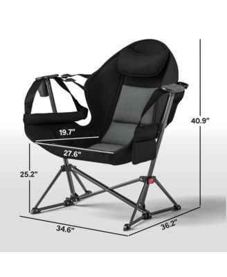 Hammock Camping Chair Set of 2 with Adjustable Back,