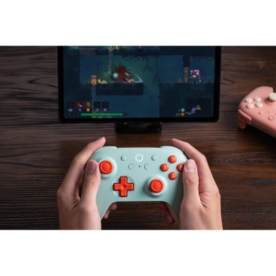 Ultimate 2C Wireless Controller for Windows and Android with Hall Effect Joysticks - Peach