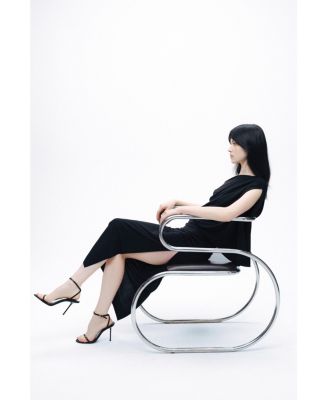 Women's Draped Detail Maxi Dress