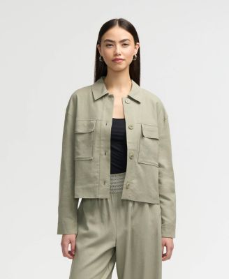 Women s Double Pocket Shacket