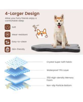 Orthopedic Dog Bed with Memory Foam Support for Large Dogs