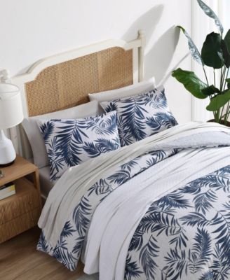 Marina Leaf Reversible 3-Pc. Comforter Set, Full/Queen