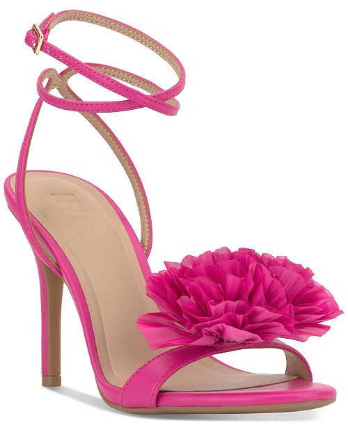 alfani I.N.C. International Concepts Women's Harvina Flower Dress Sandals Exclusively at Macy's Women's Fashion Shoes & Accessories